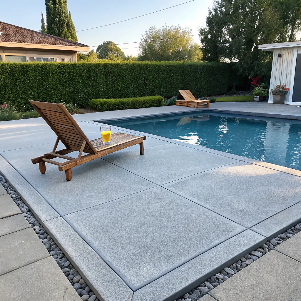Decorative Pool Deck